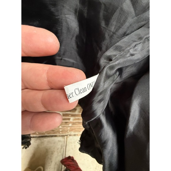 Diamond Plate Genuine Leather Black Motorcycle Biker Jacket‎ Zip Front Women - Picture 6 of 9